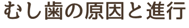 むし歯の原因と進行